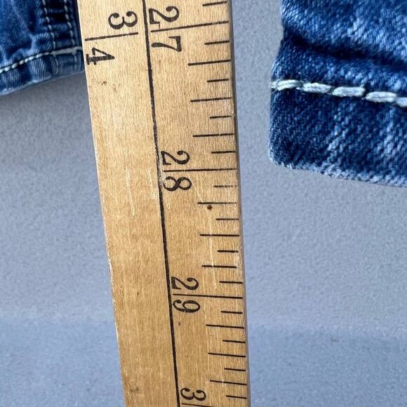 Miss Me Jeans Women's Size 26 (2) Signature Skinny Southwestern Feather Bling - Picture 6 of 16